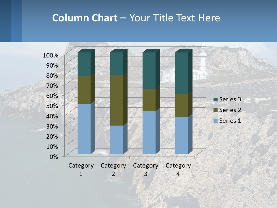 Lighthouse By The Sea PowerPoint Template