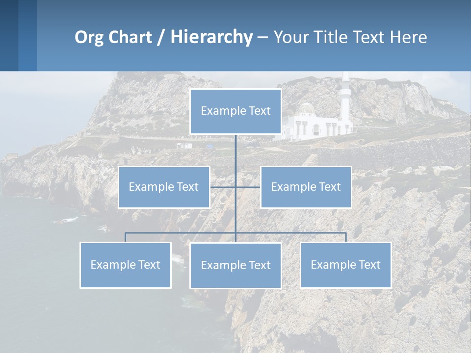 Lighthouse By The Sea PowerPoint Template