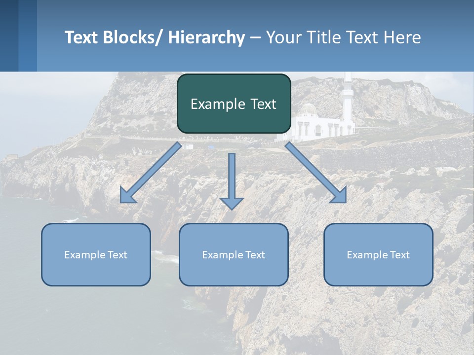Lighthouse By The Sea PowerPoint Template