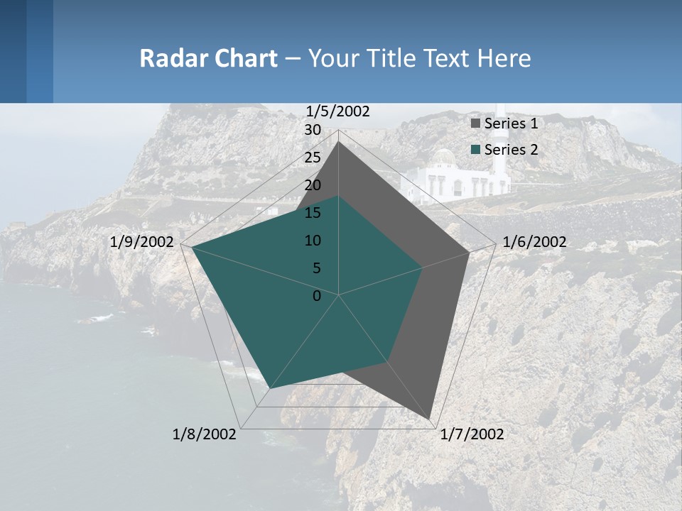 Lighthouse By The Sea PowerPoint Template