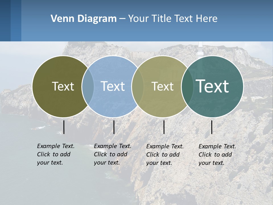 Lighthouse By The Sea PowerPoint Template