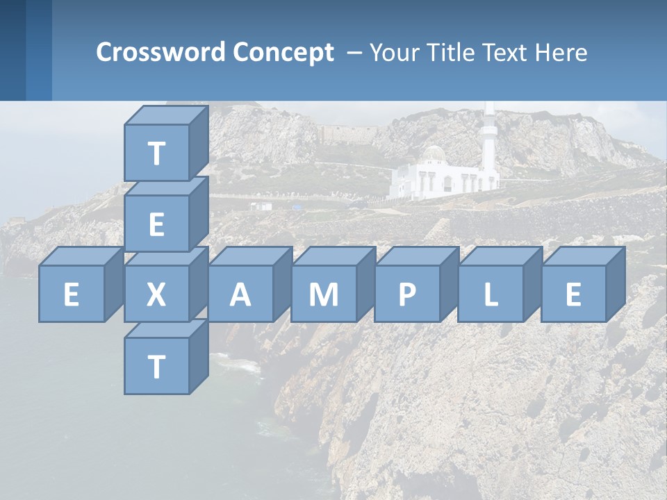 Lighthouse By The Sea PowerPoint Template
