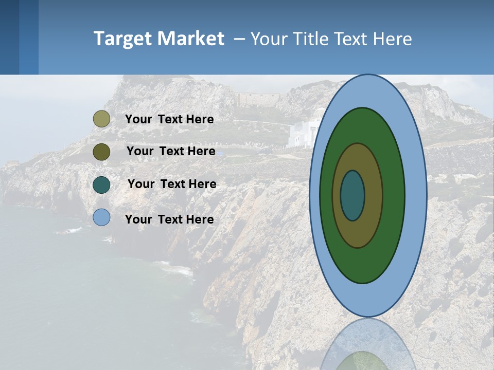 Lighthouse By The Sea PowerPoint Template