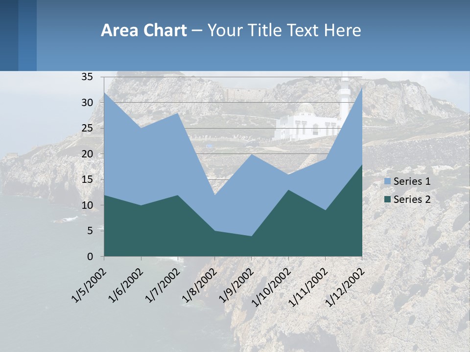 Lighthouse By The Sea PowerPoint Template