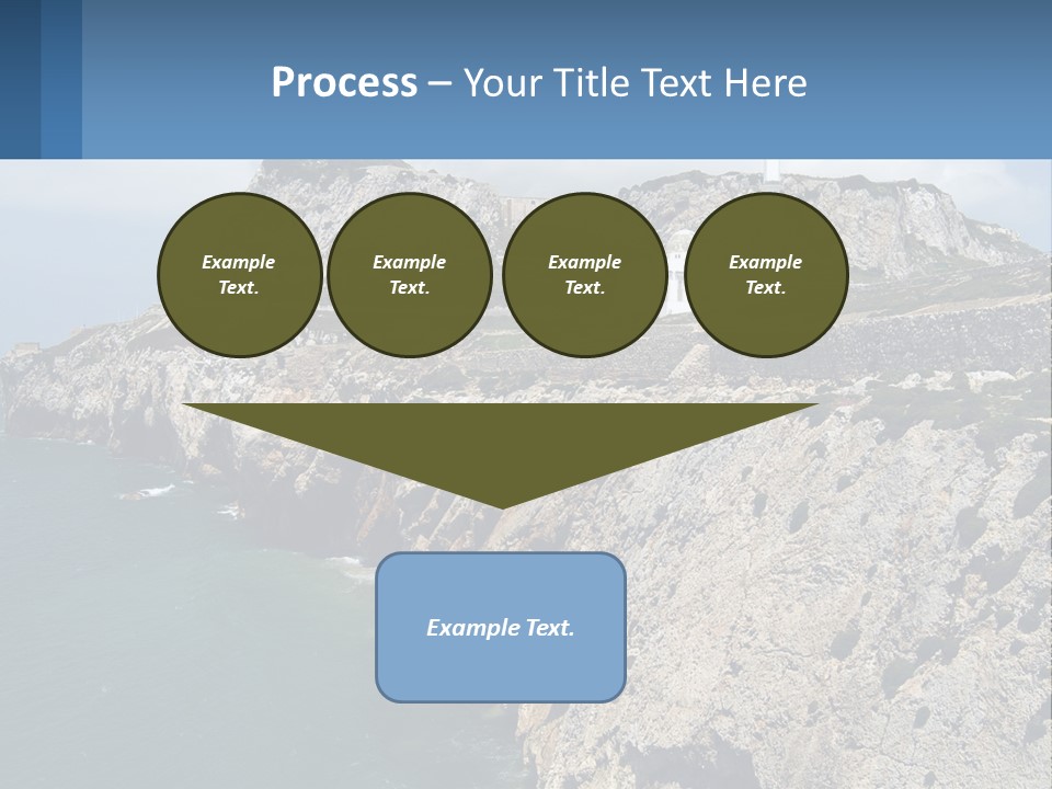 Lighthouse By The Sea PowerPoint Template