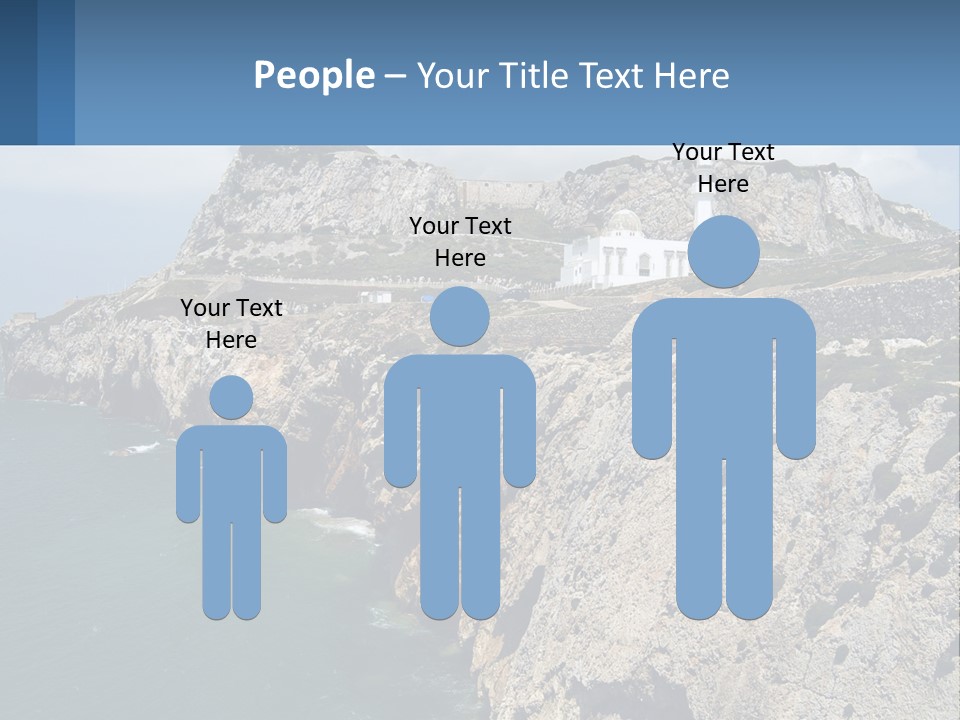 Lighthouse By The Sea PowerPoint Template