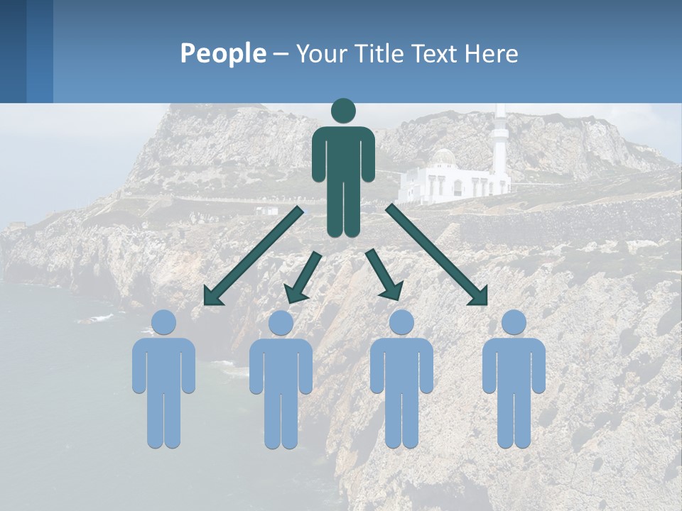 Lighthouse By The Sea PowerPoint Template