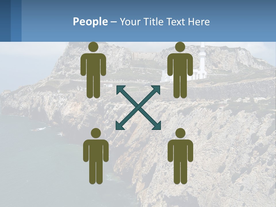 Lighthouse By The Sea PowerPoint Template