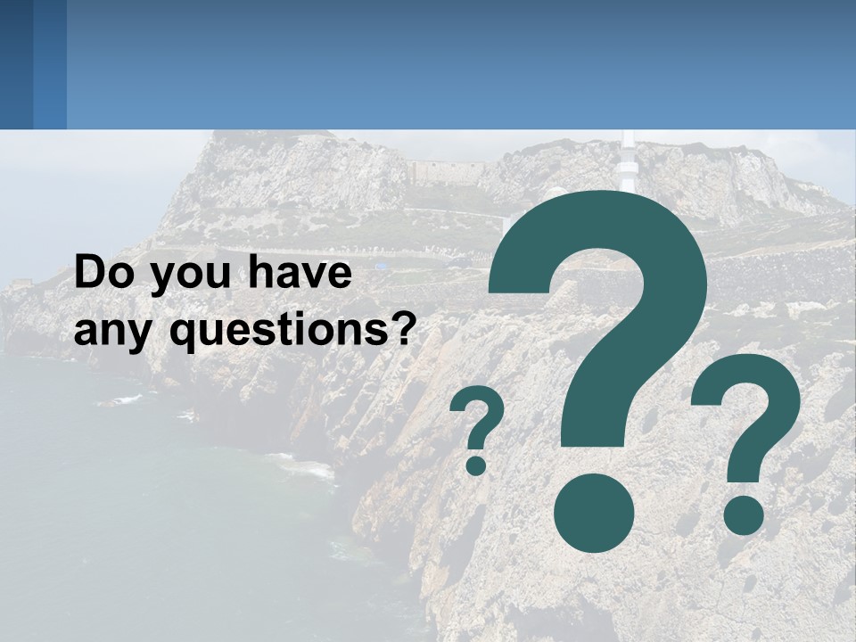 Lighthouse By The Sea PowerPoint Template