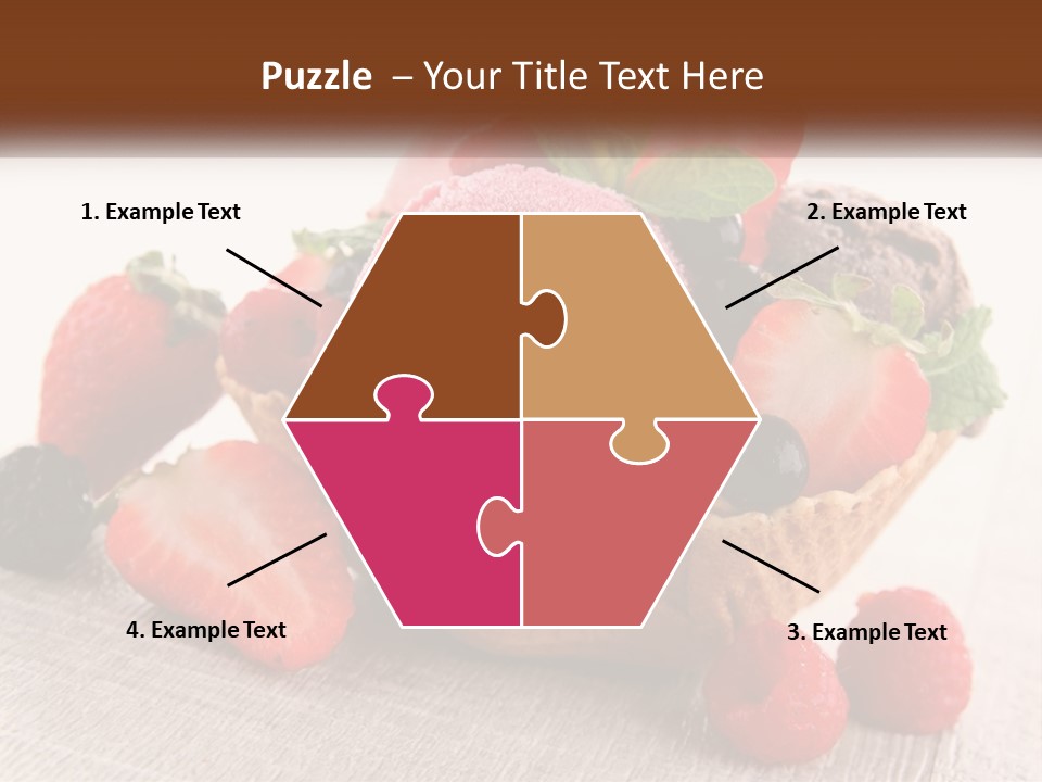 Strawberry Ice Cream PowerPoint Template