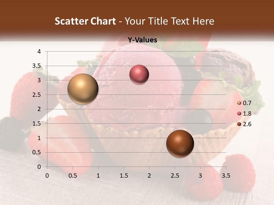 Strawberry Ice Cream PowerPoint Template