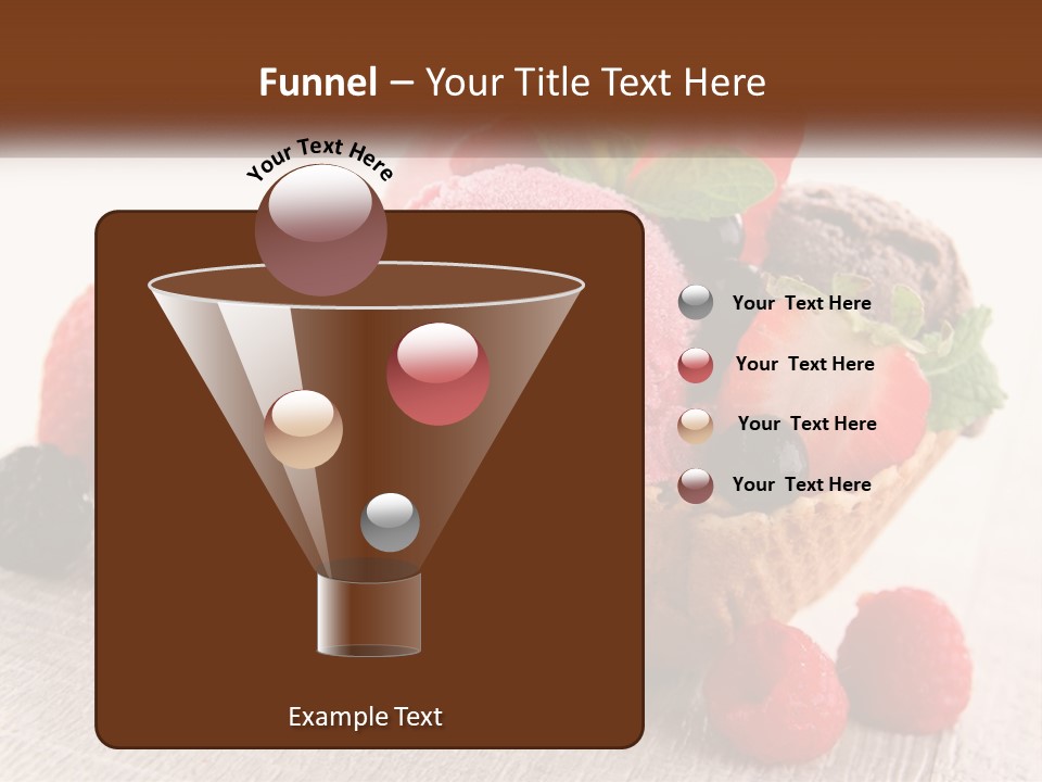 Strawberry Ice Cream PowerPoint Template