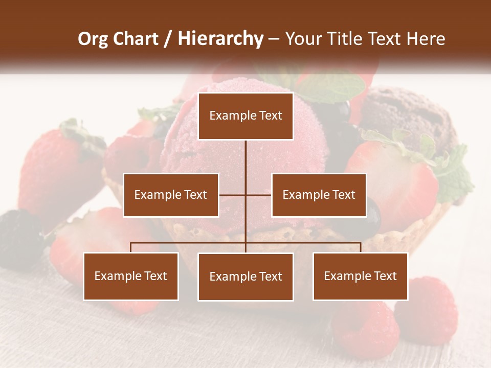 Strawberry Ice Cream PowerPoint Template