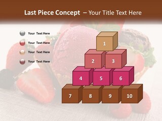 Strawberry Ice Cream PowerPoint Template