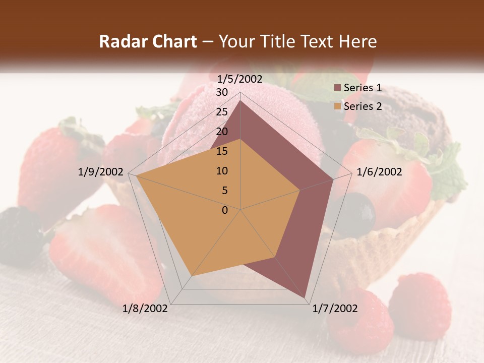 Strawberry Ice Cream PowerPoint Template