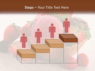 Strawberry Ice Cream PowerPoint Template
