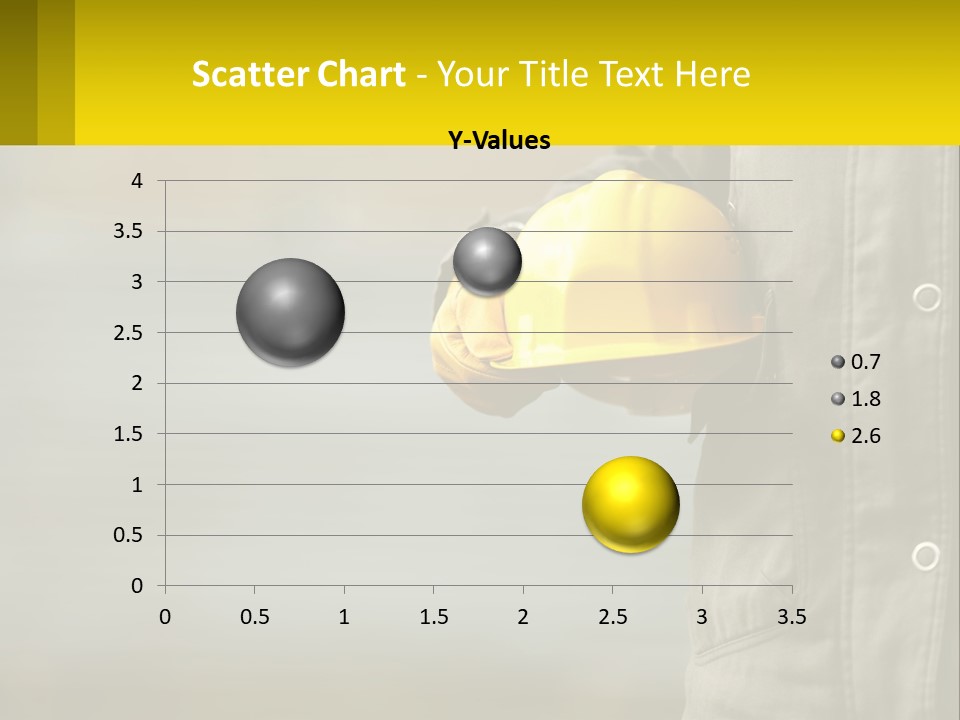 Worker With Helmet PowerPoint Template