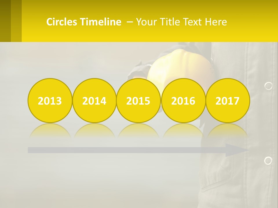 Worker With Helmet PowerPoint Template