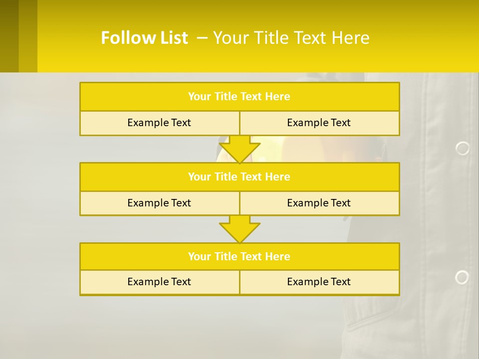 Worker With Helmet PowerPoint Template