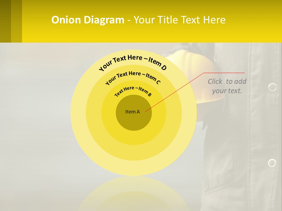 Worker With Helmet PowerPoint Template