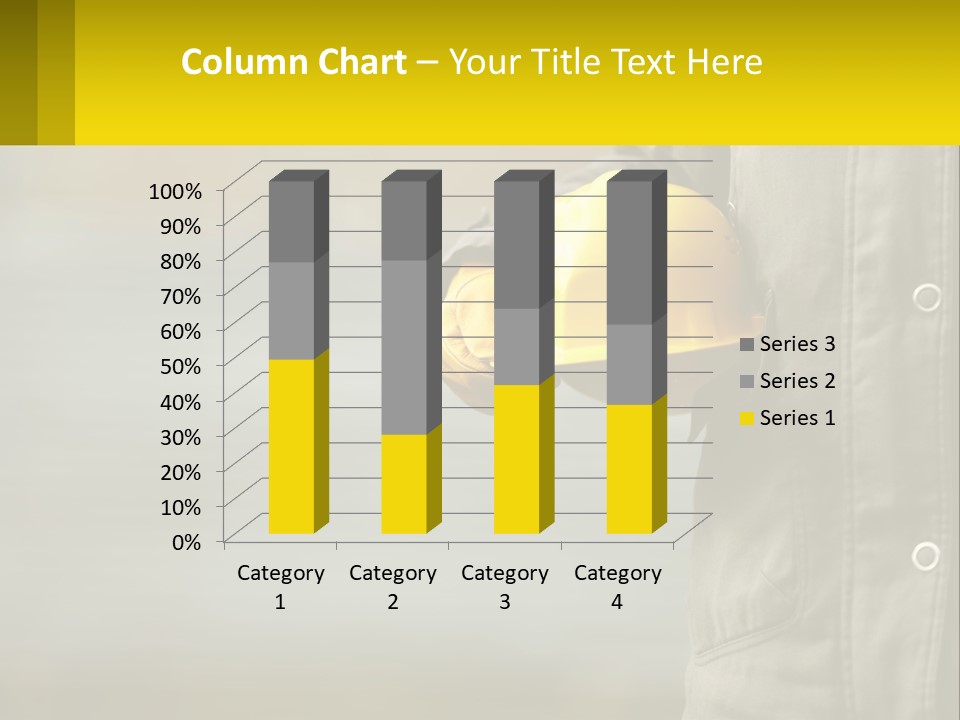 Worker With Helmet PowerPoint Template