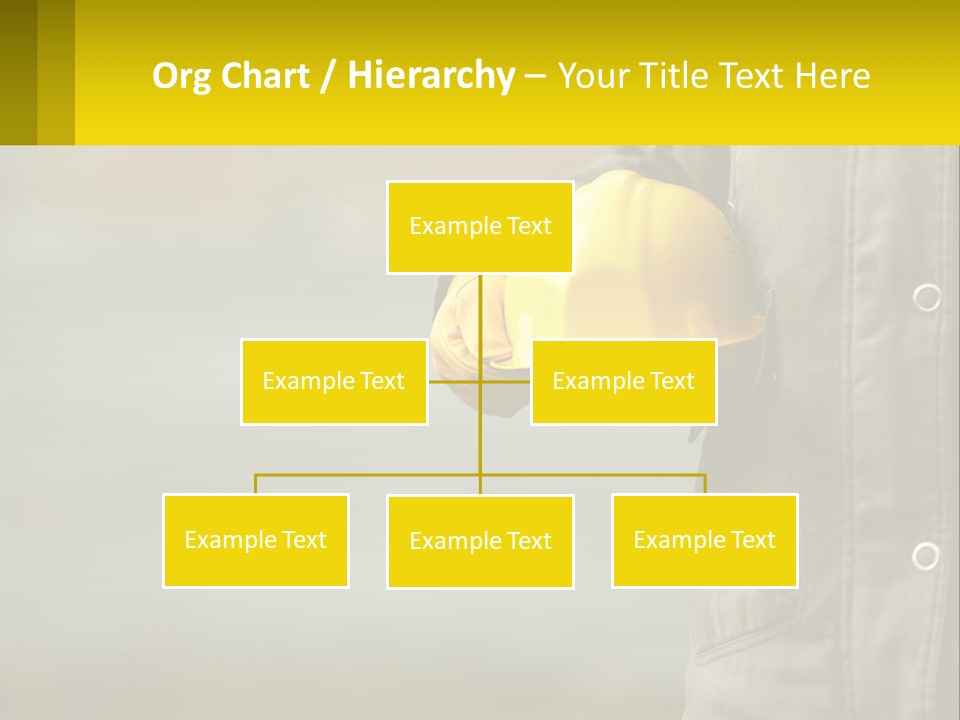 Worker With Helmet PowerPoint Template