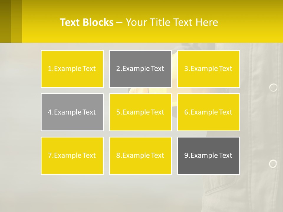 Worker With Helmet PowerPoint Template