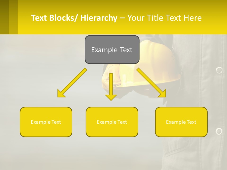Worker With Helmet PowerPoint Template