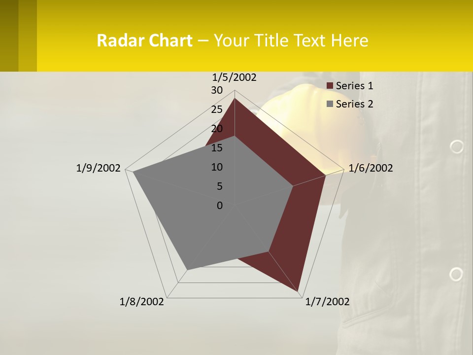 Worker With Helmet PowerPoint Template