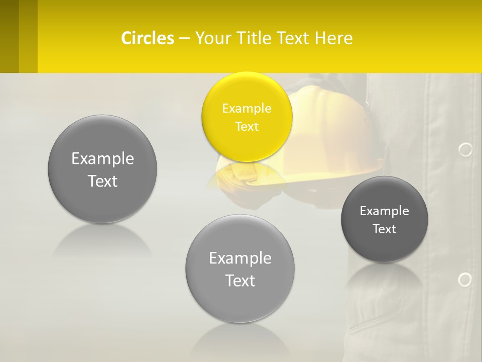 Worker With Helmet PowerPoint Template