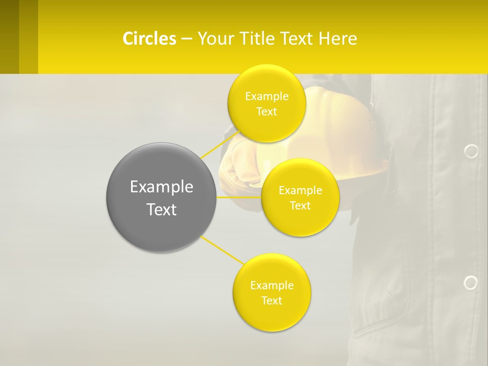 Worker With Helmet PowerPoint Template