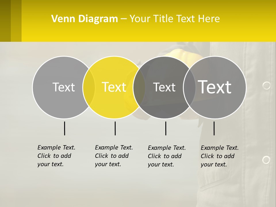Worker With Helmet PowerPoint Template