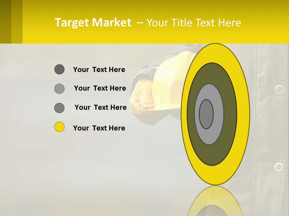 Worker With Helmet PowerPoint Template