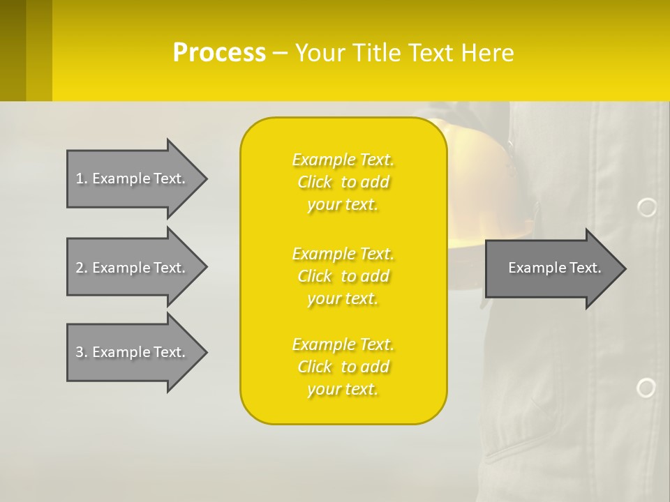 Worker With Helmet PowerPoint Template