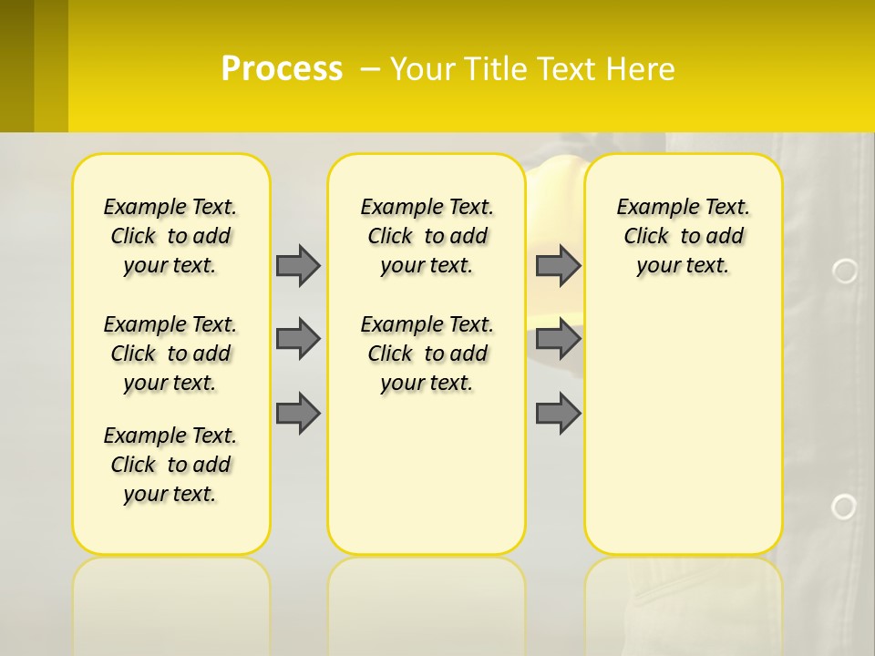 Worker With Helmet PowerPoint Template