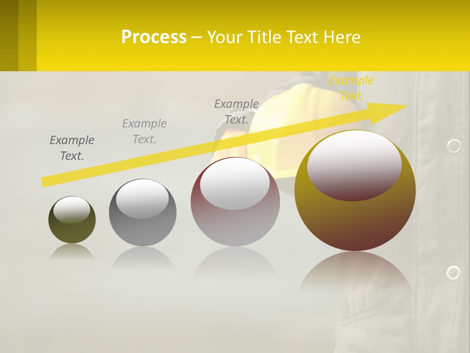 Worker With Helmet PowerPoint Template