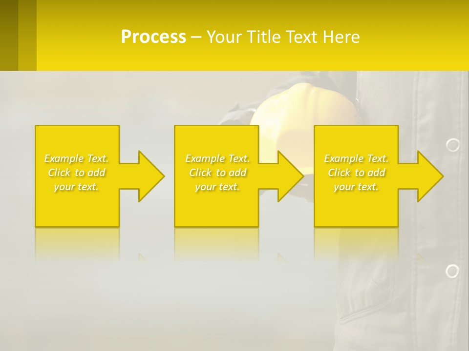 Worker With Helmet PowerPoint Template