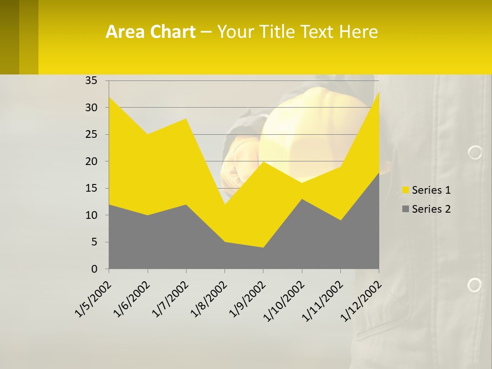 Worker With Helmet PowerPoint Template