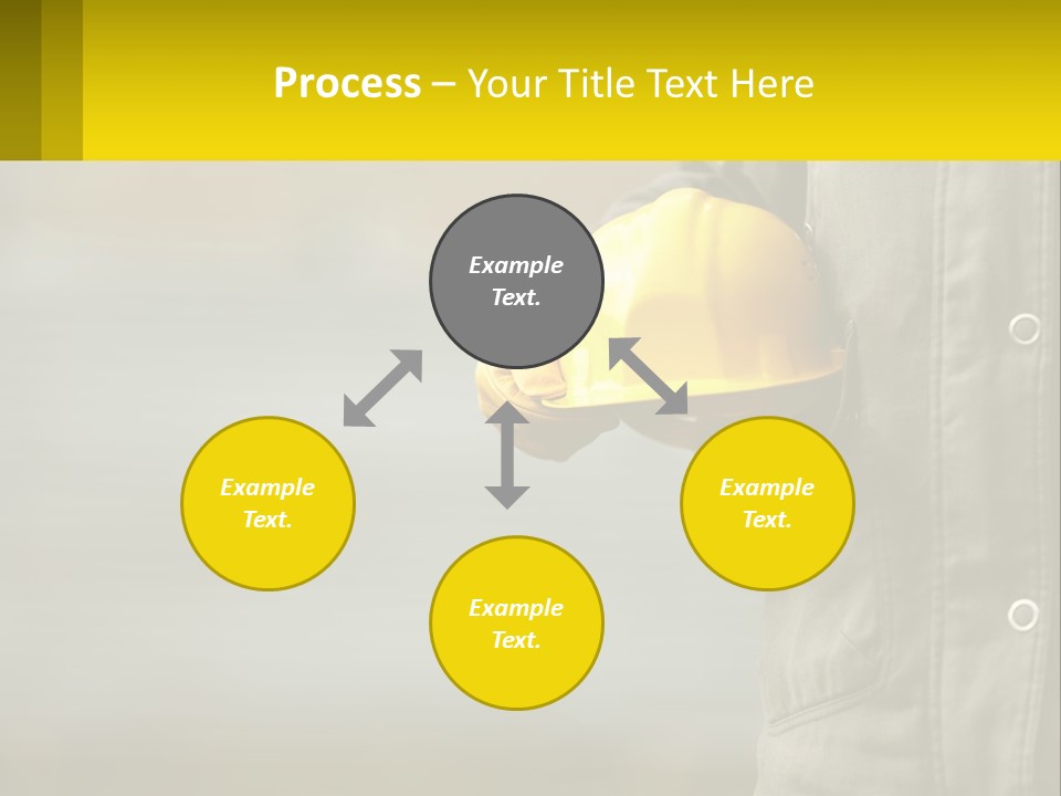 Worker With Helmet PowerPoint Template