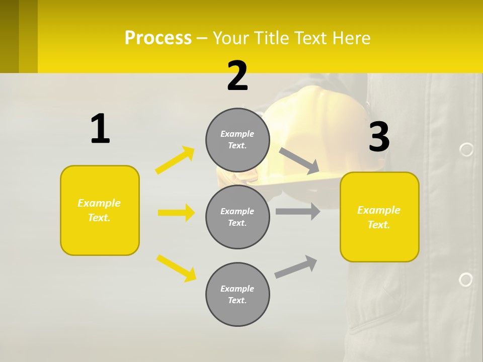 Worker With Helmet PowerPoint Template