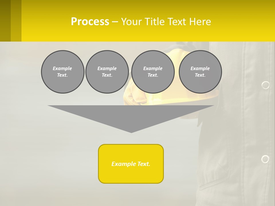 Worker With Helmet PowerPoint Template
