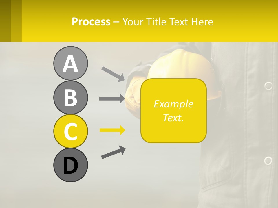 Worker With Helmet PowerPoint Template