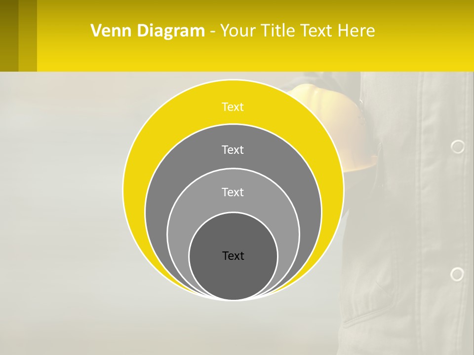 Worker With Helmet PowerPoint Template