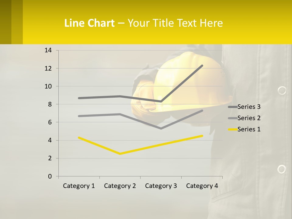 Worker With Helmet PowerPoint Template