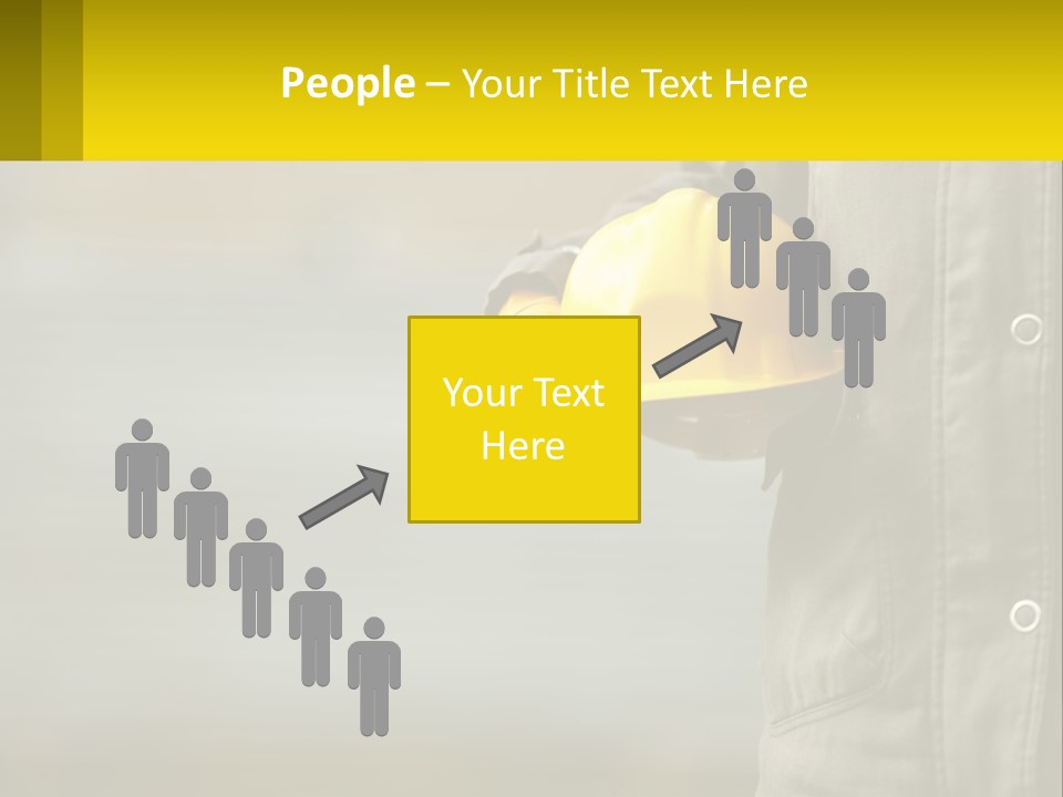 Worker With Helmet PowerPoint Template