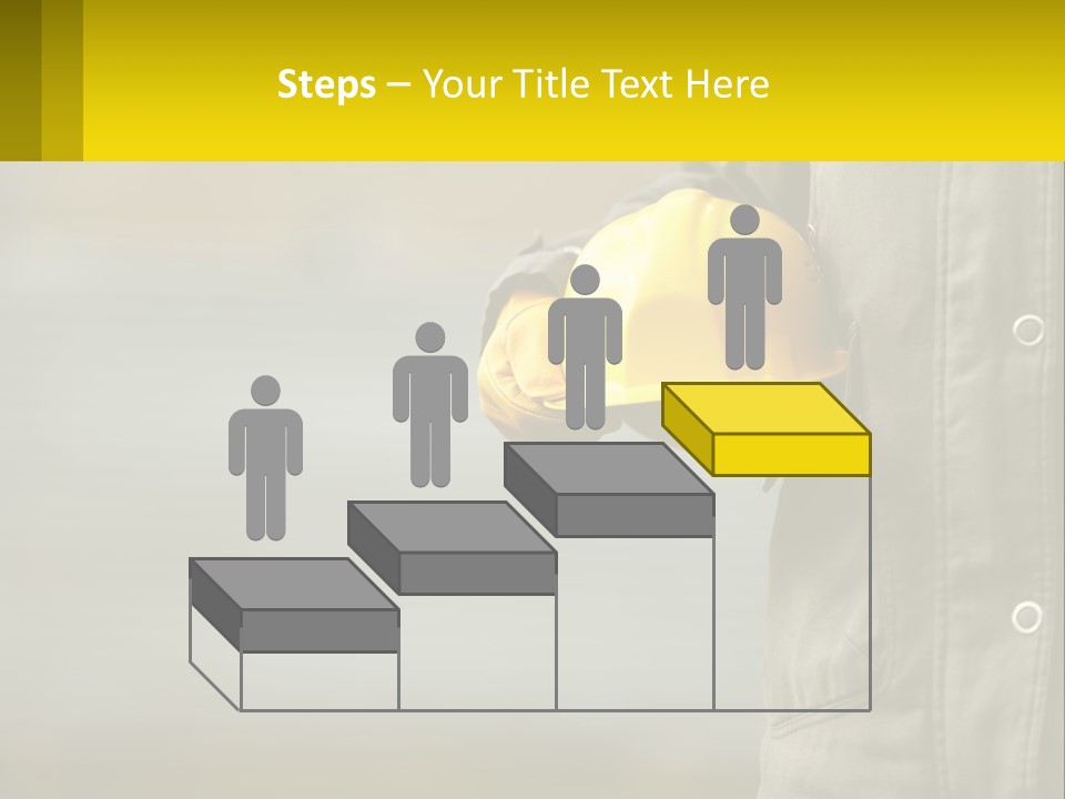 Worker With Helmet PowerPoint Template