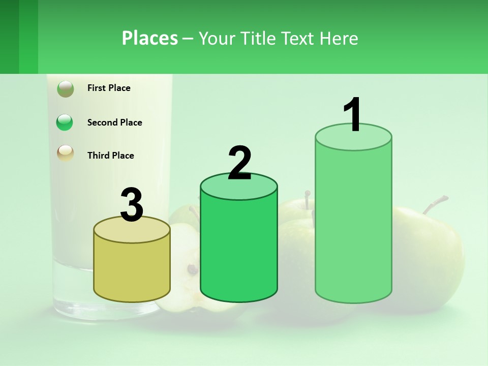 Milk And Apples PowerPoint Template