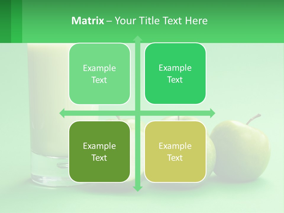 Milk And Apples PowerPoint Template
