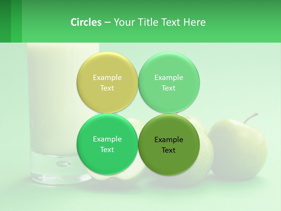 Milk And Apples PowerPoint Template