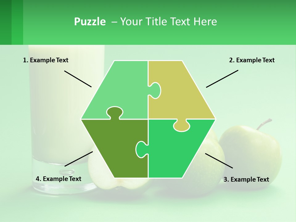 Milk And Apples PowerPoint Template